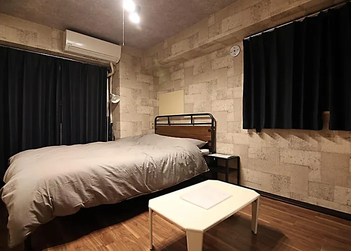 Kb House Shinjuku Double Room Free Poket Wifi!