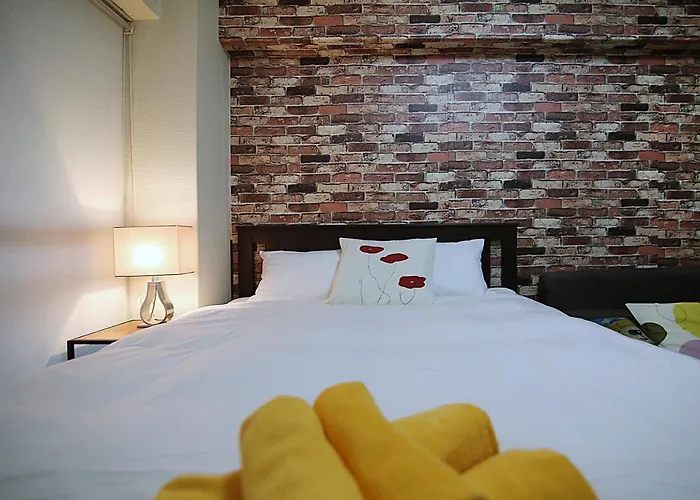 Kb House Shinjuku Double Room Free Poket Wifi!